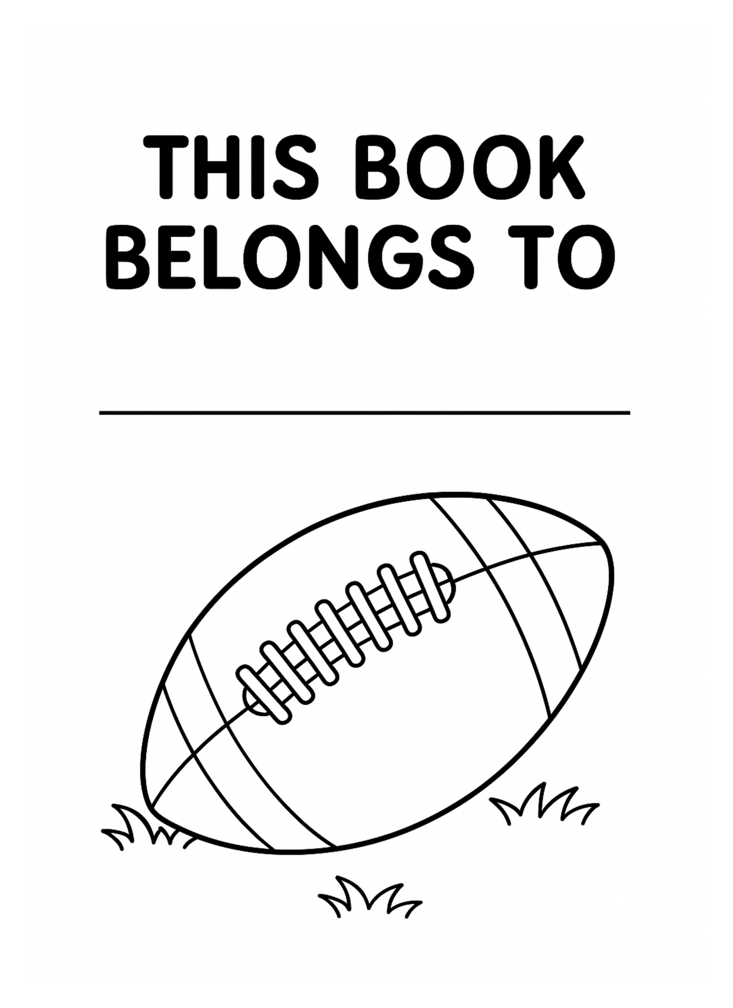 DJ’s Football Fun Coloring Book (Available on Amazon)