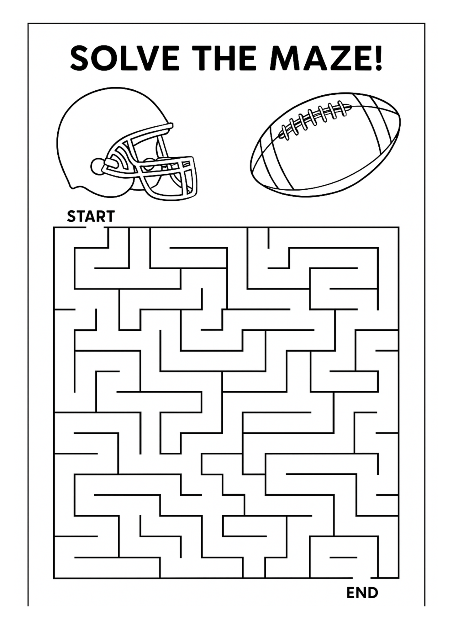 DJ’s Football Fun Coloring Book (Available on Amazon)