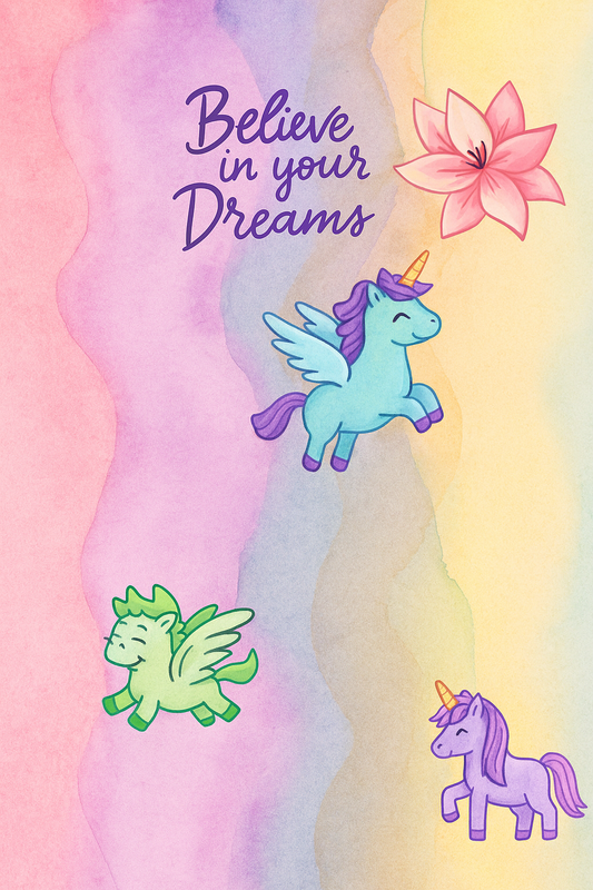 Believe in Your Dreams Kids Journal (Available on Amazon)
